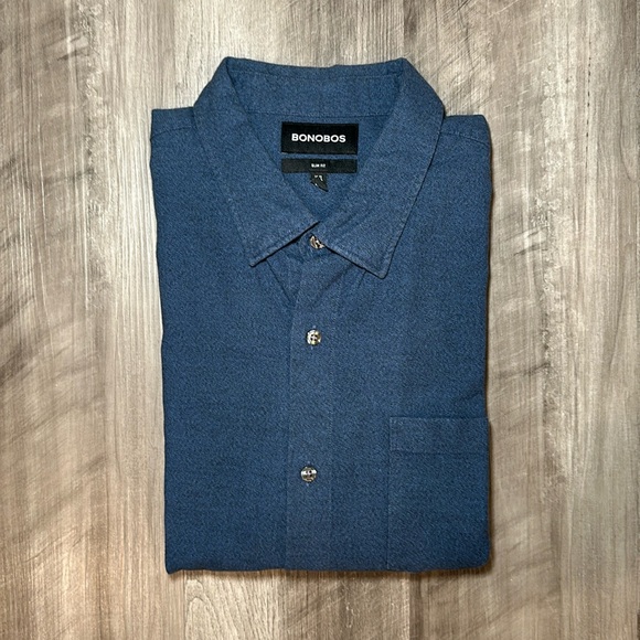 Bonobos Other - Bonobos Flannel Slim Fit Long Sleeve Button Down - 2XL